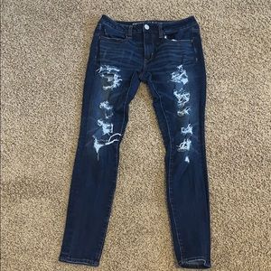 American Eagle ripped jeans